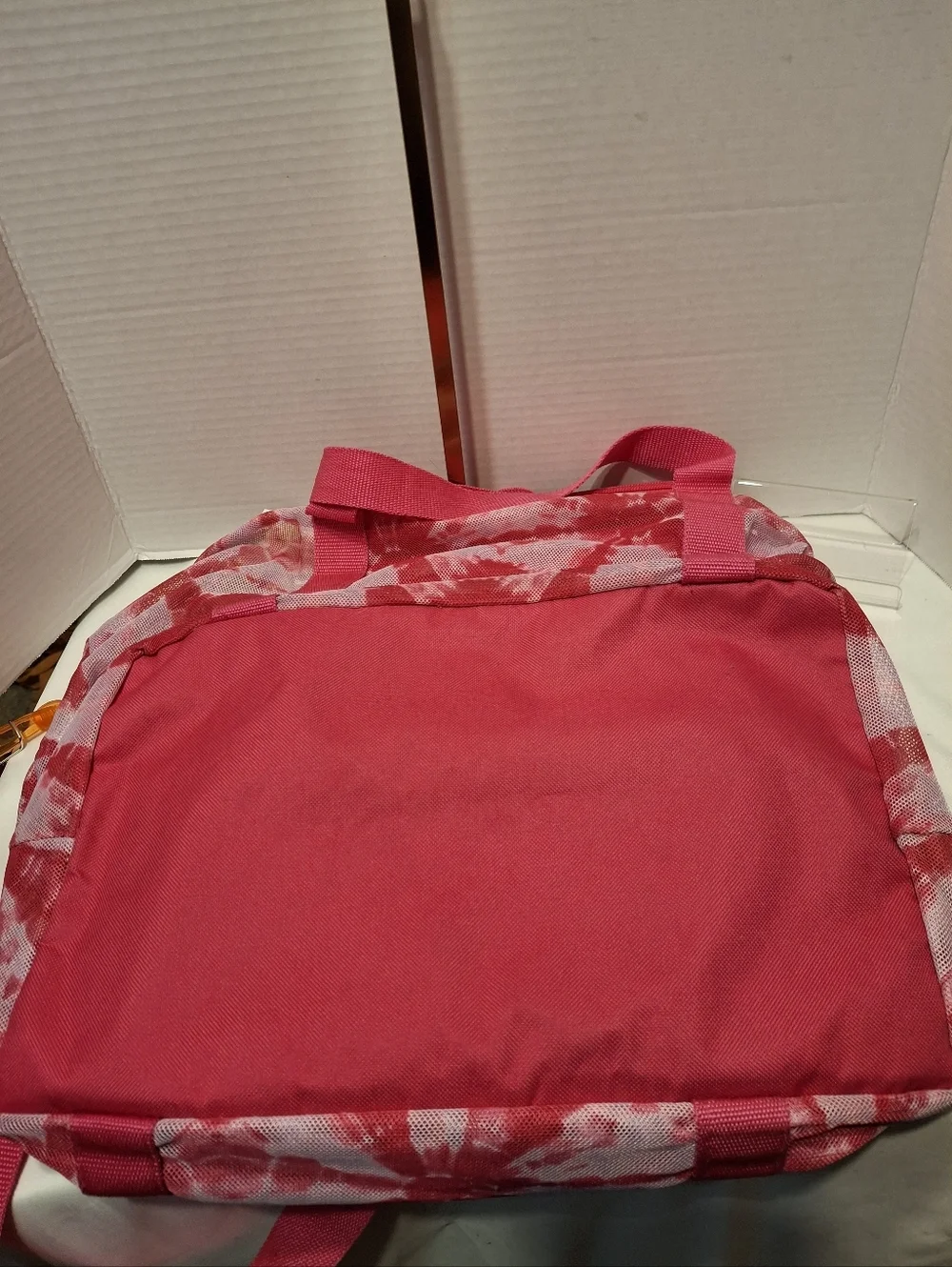 Pink Tie-dye Large Mesh Tote